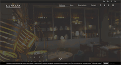 Desktop Screenshot of lasalsarestaurant.com