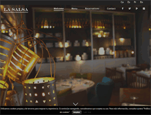 Tablet Screenshot of lasalsarestaurant.com